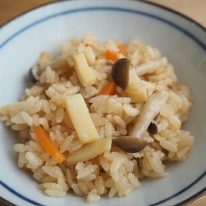 生から作る！タケノコのうまみたっぷり炊き込みご飯